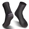 OMGear Water Socks Sand Proof Booties Quick Dry Swim Dive Socks for Sand Soccer Beach Volleyball - color: High Cut/Black, size: XX-Large