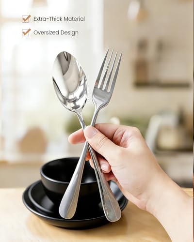 24 Piece Plates and Bowls Sets for 4- Unbreakable Wheat Straw Dinnerware Sets Includes Stainless Steel Forks for Picnic Camping Outdoor Kitchen and Apartment Dinning RV Essentials-Black - color: Black, size: 24pcs