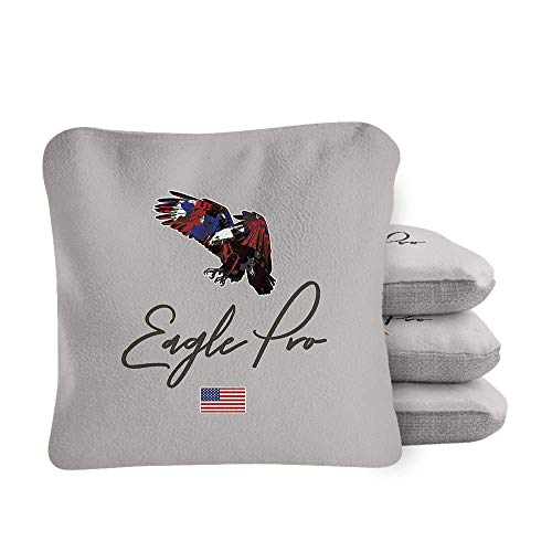 ACA Synergy Pro Professional Cornhole Bags Dual Sided Regulation 6x6 Set of 4 Camo Eagle - color: GRAY CAMO EAGLE PRO SERIES CORNHOLE BAGS