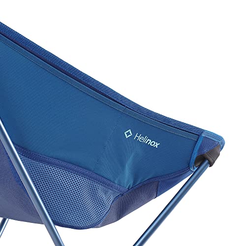 Helinox Chair Two Ultralight, High-Back, Collapsible Camping Chair, Blue Block, with Pockets - color: Blue Block