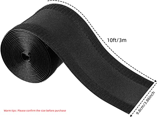 WILLBOND Carpet Cord Cover Cable Protector Floor Cover Cable Protector Management Only for Commercial Office Carpet(19.69 ft,Black) - color: Black, size: 19.69 Ft