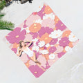 Beach Blanket Waterproof Sandproof 1-7 Adult Oversized 78 '' × 81 '' Lightweight Durable Compact Sand Free Extra Large Beach Mat for Travel Camping Hiking Picnic - color: Flower, size: 78“x81”