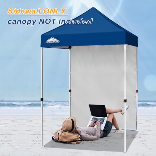 EAGLE PEAK Canopy Sidewall for 5x5 Pop Up Canopy Frame, Single Side Wall Panel Only (Fits 5x5 Straight Leg Frame, Canopy Top or Frame NOT Included), Dark Blue - color: Dark Blue
