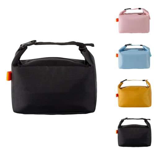 YUDANSI Fashion Lunch Bags for Men Women- Reusable Insulated Leakproof Lunch Box Tote Bag, Cool Bags for Adults,Thermal Cooler Bag for Work Picnic Travel -8L (Black) - color: Black