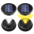 4 Pack Solar Light Replacement Top, Replacement Solar Light Parts for Lantern (Top 3.34 Inch, Bottom 2.83 Inch), Waterproof LED Replacement for Outdoor Garden, Pathway, Yard Lights & Decor - size: 3.34inch-4p