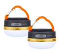 Censinda LED Camping Lantern, Rechargeable Portable Tent Light, 300LM,3 Light Modes,1800mAh Power Bank, Magnet Base,Electric Lantern Flashlight for Camping/Hiking/Fishing/Hurricane/Emergency(2 Packs)