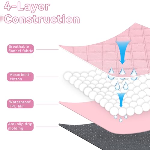 Dog Playpen,Cat Pet Puppy Pen,Portable Playpens for Dogs Indoor Outdoor Travel Camping Use,Foldable Dog Kennel Tent Crate for Rabbit Small Animals with Carrying Case (Pink with Pad, Small) - color: Pink with Pad, size: Small