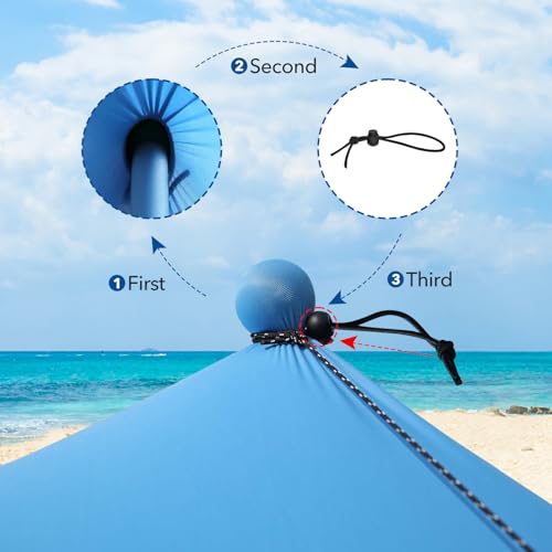 Canopy Tent Beach Umbrella UPF50+ Protection Sun shelter Portable Camping with Sandbag Poles Ground Pegs and Anti-Wind Ropes for Outdoor Camping Backyard Picnics 10X10FT with Beach Blanket Phone Case - style: 10x10FT with 79" X 83"beach blanket