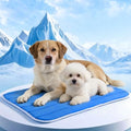 Dog Cooling Mat, Cold Memory Sponge Cooling Mat for Dog,Foldable Crate Pet Bed, (Q-Max > 0.45) Long-Lasting Cool & Keep Your Pet Cool. (XX-Large - (51 x 43 Inch)) - size: XX-Large - (51 x 43 Inch)
