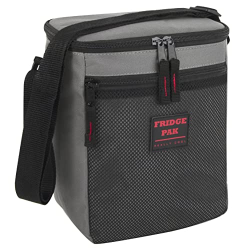 6 Can Cooler Bags Insulated Soft Cooler Lunch Bag for Men, Waterproof Leak Proof Cooler Bags Insulated - color: Charcoal Grey