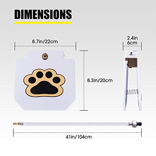 BACOENG Outdoor Dog Water Fountain Step On, Dog Sprinkler Paw Activated for Large Dogs, Pet Drinking Water Fountain with Upgraded Valve