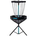 Franklin Sports Disc Golf Baskets - Portable Disc Golf Target with Chains Included - Disc Golf Basket Stand Equipment for Hole + Course Creation - style: Elite Steel Chain