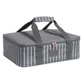 Fun Elements Casserole Carrier for Hot or Cold Food, Insulated Casserole Dish Carrier, Thermal Lasagna Lugger Tote for Potluck Parties/Picnic/Cookouts, Fits 9"×13" Baking Dish, Grey - style: Single