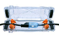 Weatherproof Extension Cord Protector - Clear Housing with Hook and Security Loop