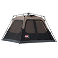 Coleman 4/6/8/10 Person Instant Camping Tent with 1-Minute Setup, Large Family Tent with Pre-Attached Poles, Air Vent, & Carry Bag, Sets Up in About 60 Seconds - size: Pfas-free, style: 4-person