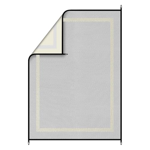 Mountain Mat Recycled Plastic Personal Outdoor Mat for Beach, Camping, picnics, Sand, RVs (Gray NO Carry Bag, 5'x7') - color: Gray 5x7, style: 5' x 7'