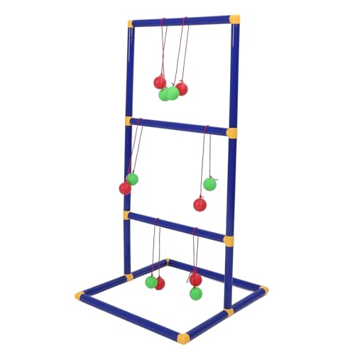 Yinhing Ladder Toss Game Set By Brand Name Interactive Assembly Replacement Ladder Tossing Game for Outdoor Fun 12 Balls Included Family Friendly and for Ages 3+