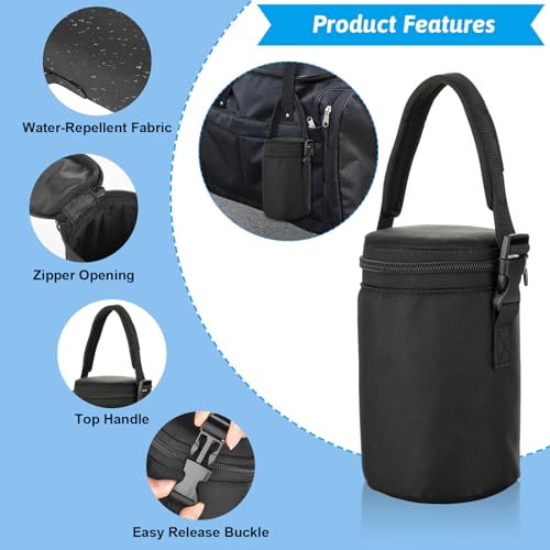Cosmos Mini Food Jar Carry Pouch - Mini Lunch Bag Snack Bag Compatible with Thermos 10 Oz Insulated Jar, Fits also for Mason Jar 16 Oz Glass Container for Office Commute, Picnic, Camping, Parenting