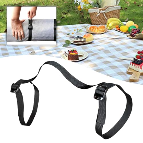 Picnic Blanket Carry Strap Travel Rug Carrier Portable Travel Accessory Beach Blankets Belt Straps Yoga Mat Handle