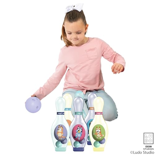 Hedstrom Light Up Bowling Set Game, Bluey - color: Bluey