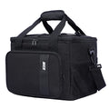 MIER Mens Lunchbox for Work Insulated 24 Cans/15L Large Lunch Bags Leakproof Adult Women Lunch Box Coolers for Travel Beach Picnic Office, Black - color: Black