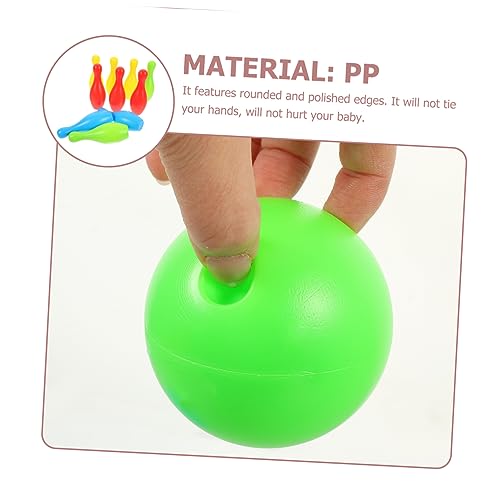 12Pcs Bowling Set Interactive Parent Simulation Game Includes Pins and Balls for Outdoor Fun and Skill Development