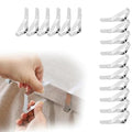 18PCS Tablecloth Clips Set Stainless Steel Outdoor Picnic Table Cover Holders Non Slip Fasteners for Party Camping Dining Events - color: Silver 18 Pack