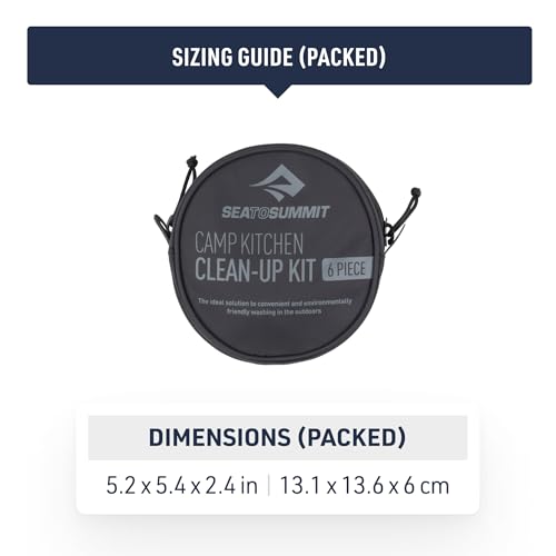 Sea to Summit Camp Kitchen 6-Piece Clean-Up Kit - color: Olive