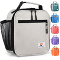 CaCTOUR Lunch Box Kids,Premium Insulated Lunch Bag for Girls Boys,Soft Bag Mini Cooler Back to School Thermal Reusable Lunch Bag for Work School Picnic (Gray) - color: B-Gray