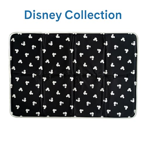 The Green Pet Shop Cool Pet Pad - Small, Disney’s Mickey & Minnie Mouse - Self-Cooling, Pressure Activated Mat for Dogs & Cats from 9-20 lbs - Non-Toxic Gel, No Water Needed - color: Mickey & Minnie, size: Small