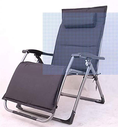 Four Seasons Padded Cushion ONLY) for Extra Wide Zero Gravity Chair (Seat Width: 22.5") Lounge Recliner Rocking Garden Patio Seat Pad Cushion (with Hood and tie Down) (Black)