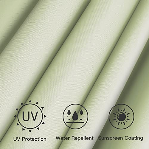 Sunnyglade 7.5ft Patio Umbrella Replacement Canopy Market Umbrella Top Outdoor Umbrella Canopy with 6 Ribs - color: Beige