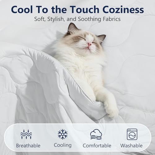 MIXJOY Cooling Blanket for Small Dogs Breathable, Dual-Sided Q-MAX>0.5, Lightweight Pet Cooling Throw Blanket Summer for Dog Bed & Dog Crate, Washable Soft Dog Cat Cold Mat Durable, Pearl Grey, 25x35 - color: Pearl Grey, size: S(25x35'')