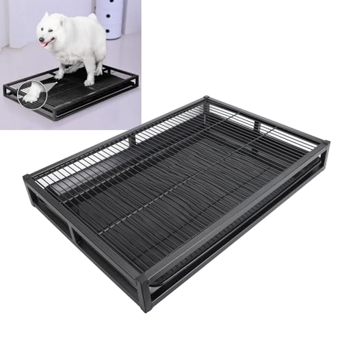 Dog Potty Tray, Pet Indoor Dog Training Toilet, Pet Litter Box Dog Training Toilet, Puppy Pee Pad Holder Mesh Pad Tray, Dog Potty Training Pee Pad Holder for Small Dogs - size: Medium