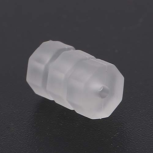 Pissente Break Cable Protector, Pack of 100 Clear Silicone Brake Gear Cable Frame Wrap Protector O Ring Donuts Accessories Suitable for 1.1-1.8mm Shift Cable Brake Cable