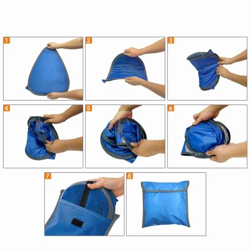 Sun Shelter with Carry Bag – Polyester Sun Protection Canopy for Beach, Picnic & Outdoor Travel, Compact Shade Tent for Pets, Lounging & Phone Use(M) - size: M