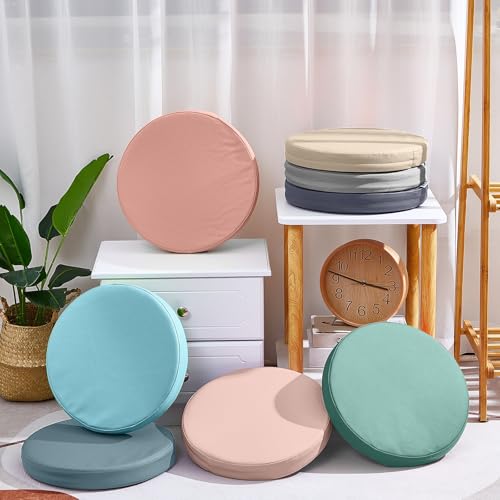 Juexica 8 Pcs Extra Thick Flexible Seating Floor Cushion Assorted Colored Floor Pillow Classroom Seat Cushion Soft Classroom Seating for Kid Learning(Light Morandi,13.8 x 13.8 x 2 Inch,Round) - color: Light Morandi
