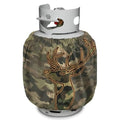 Camper Propane Tank Cover Camo Deer 3D Outdoor 600D Heavy Duty Waterproof Covers Fits Standard 20 lb Cylinder, 13.7'' x 16.5'' for Rv Trailer - color: Camo Deer 3D