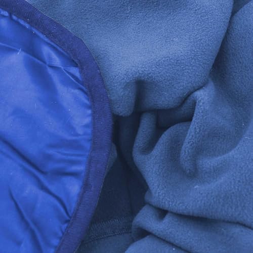 Threadart Outdoor Rainproof & Windproof Thick Stadium Blanket | for Camping, Picnic, Sports, Festivals, Football, Baseball, Concerts, Parks, Beach 55" x 79" - color: Royal Blue