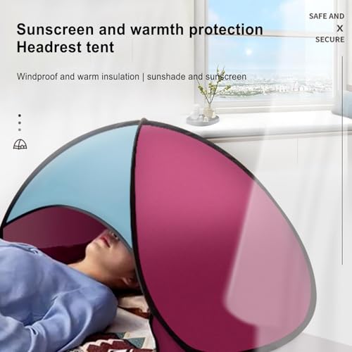 Dog Shade Canopy – Outdoor Pet Tent, Foldable Sun Shelter | Portable UV Resistant Dog Shade Tent, Beach Travel Canopy for Small Pets, Lightweight Windproof Tent with Built-in Holder for Mobile Viewing - color: blue powder