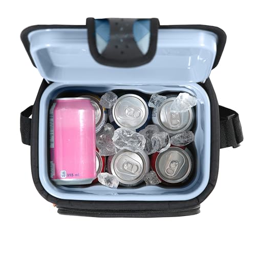Titan by Arctic Zone Deep Freeze Cooler - Zipperless Hardbody Cooler - Deep Freeze Insulation, HardBody Liner, and SmartShelf - color: Marine Blue, size: 9 Can