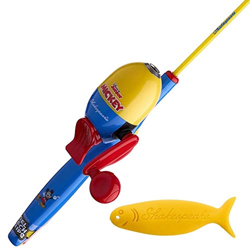 Shakespeare Youth Fishing Reel and Rod Combo - color: Disney Mickey Beginner
