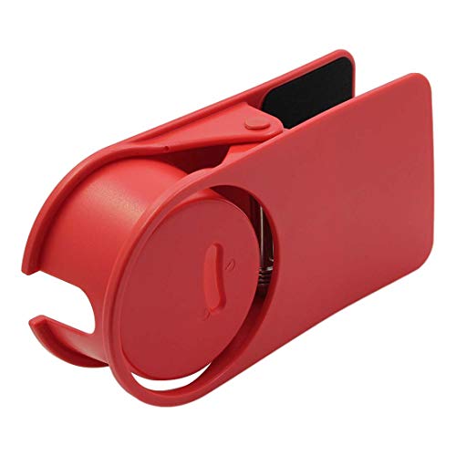 Jiozermi 3-in-1 Drink Holder Clip - Desk & Adirondack Chair Cup Holder for Water, Soda, Coffee (Red, Black, White) - color: Red+Black+White