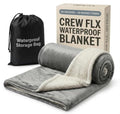 Waterproof Throw Blanket (40"x60") – Reversible Fleece & Sherpa, TPU Leakproof Stain Resistant Couch & Sofa Cover, Bed Protector – Machine Washable - Gray - color: Gray, size: 40 x 60 inch