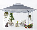 COOSHADE 13x13Ft Pop Up Canopy Tent Instant Folding Shelter 169 Square Feet Large Outdoor Sun Protection Shade(Grey) - color: Grey1