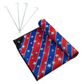 LYN Heavy Duty Emergency Blanket Survival Gear Waterproof Insulated Blanket Emergency Tarp for Camping, Hiking, Bushcraft - color: Star Spangled