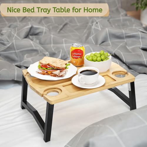 Youeon Portable Wine Picnic Table with Glass Holder, Foldable Durable Picnic Charcuterie Board, Small Wine Table Snack & Cheese Tray for Picnic, Beach, Camp, Park, Wine Lover Gift