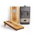 Elakai National Parks Series Premium Travel Cornhole Boards with Carry Case Backpack 1x2 - color: Woody 1x2