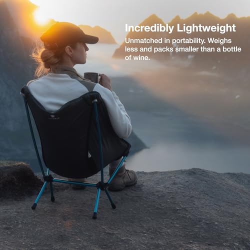 Helinox Chair Zero Ultralight Compact Camping Chair - color: Black, style: Chair Zero