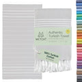 WETCAT Turkish Beach Towel Oversized (38"x71") 100% Turkish Cotton, Made in Turkey - Sand Free, Extra Large, Ultra Soft, Quick Drying, Compact & Lightweight for Travel - Light Grey - color: Light Grey, size: Beach Towel (38" x 71")